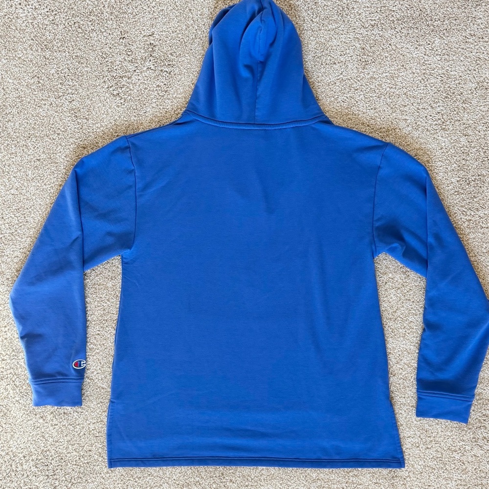Kansas KU Jayhawks NWOT Champion Embroidered Hoodie Soft Sweatshirt Womens Small - Picture 6 of 10